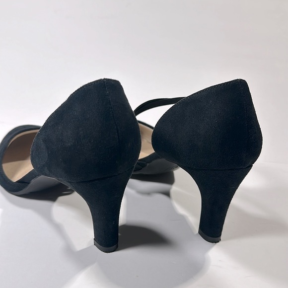 LifeStride® Grace sandals women’s black faux suede size 10W‎ (1854) - Picture 5 of 6